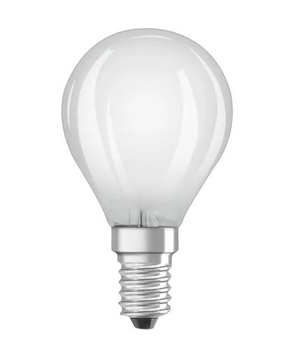 "LED STAR RETROFIT Miniball with 4 watts, E14, cool white, matt image"