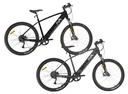 Unisex Mountain E-Bike, 27.5 inches, frame height 47 cm, 9-speed derailleur, blue-grey, Garmisch