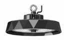 The LED HighBay PRO with diamond design offers 200 W, 30000 lm, 5000 K, IP65 protection, Philips power supply & Lumileds LED