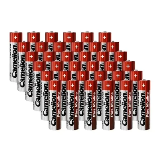 "Plus Alkaline Mignon (AA) Batteries - 28 + 8 pieces image"