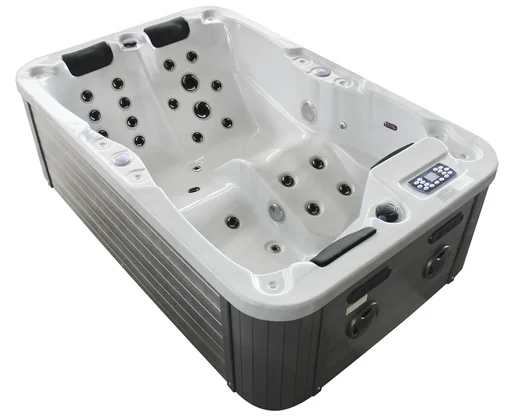 "Whirlpool - Crete white with underwater lighting image"