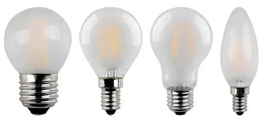 "Retro_LED drop lamp with 4 watts, E14, warm white, matt image"