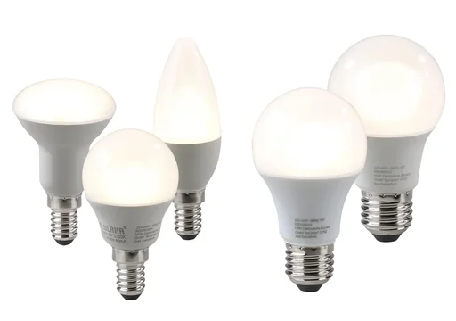 "LED lamp 5W, E14, 470lm, warm white - 10 pieces image"