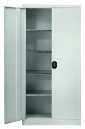 "Double-door wardrobe "Classic", door and body in light grey image"
