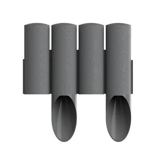 "Garden palisade STANDARD Anthracite, height 25.5cm, length 2.3m image"