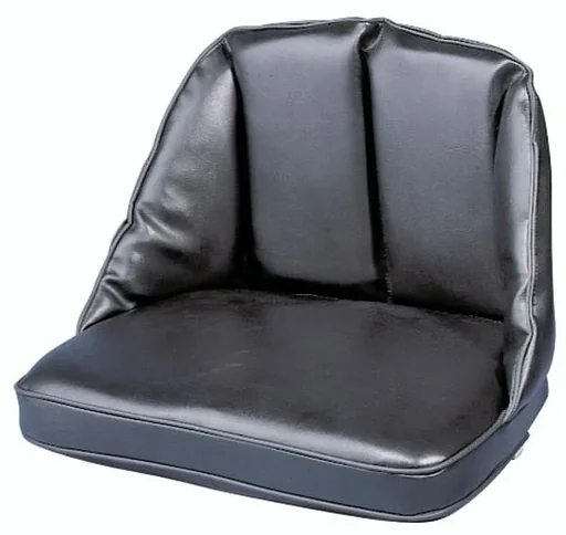 "Tractor and tractor seat cushion, low back 22 cm, black image"