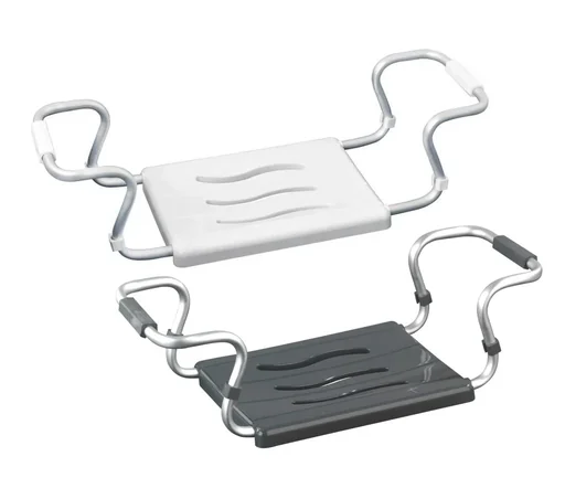 "Secura bath seat, white, extendable, 120 kg load capacity image"