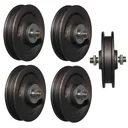 Gate rollers, loose, 90 mm, 5 pieces