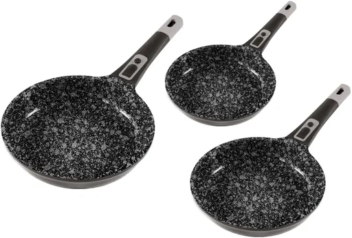 "Cast aluminum frying pan MOONSCAPE Ø 20 cm with click handle image"