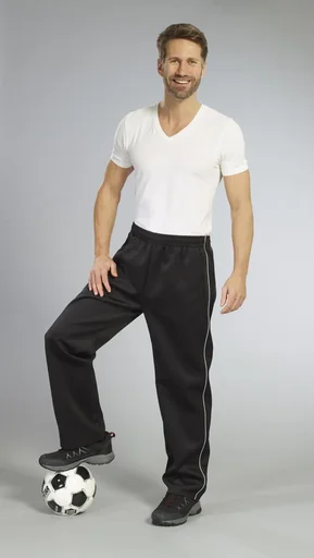 "Casual trousers, black, size XL image"