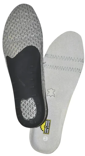 "Leather insole, color black/grey, size 40 image"