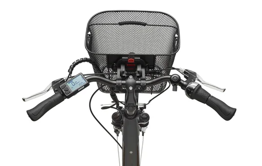 "Women's aluminum city e-bike 28 inches, frame height 49 cm, 7-speed hub gear, anthracite RC840 multi-talent image"