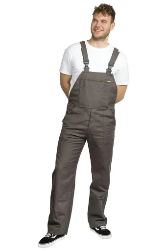 "Moleskin dungarees, color olive, size 48 image"