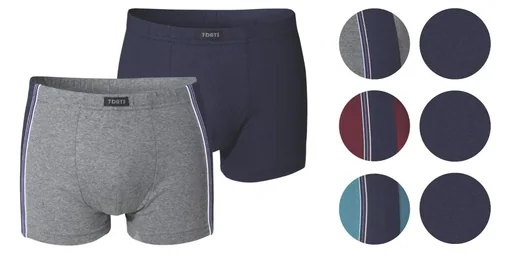 "Retro shorts in a pack of 6, assorted colors, size 8 image"