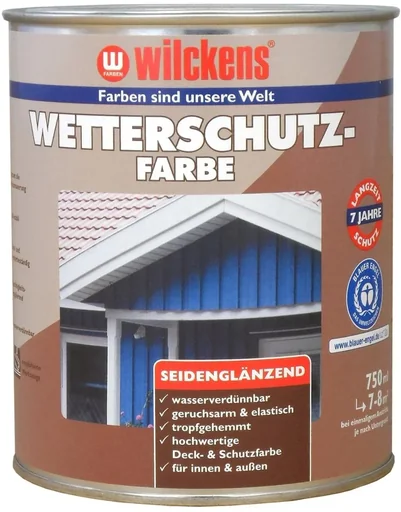 "Weatherproof paint RAL 8017 Chocolate brown 750 ml image"