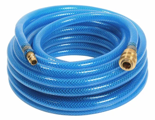 "Compressed air hose set with polyester fabric reinforcement Series 2050, 5 m, 9x3 mm image"