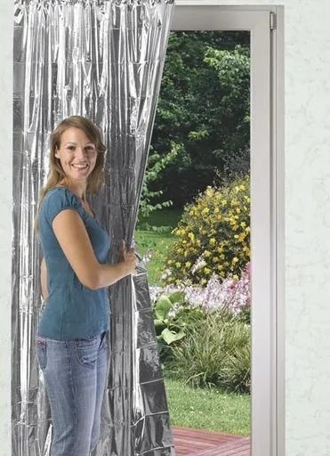 "Aluminum curtain 90 x 220 cm image"