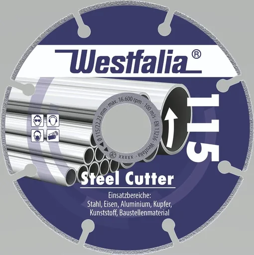 "Diamond cutting disc Steel Cutter, diameter 115 mm image"