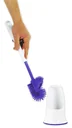 Silicone toilet brush, purple