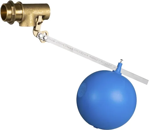 "Brass float valve 2" with ball image"
