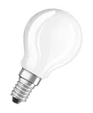 BASE RETRO LED drop lamp with 4 watts, E14, warm white, matt - 3 pieces