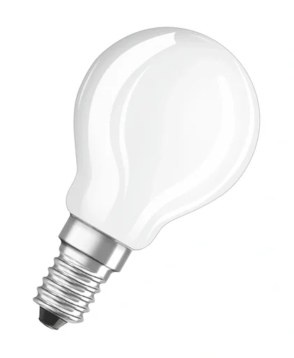 "BASE RETRO LED drop lamp with 4 watts, E14, warm white, matt - 3 pieces image"
