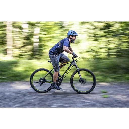 "Unisex E-Bike MTB, 29 inches, frame size 46 cm, 10-speed derailleur, slate grey matte, MONTIS 5.0i image"