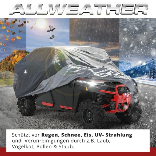 "Quad cover All Weather Plus, cover for off-road vehicles size L black image"