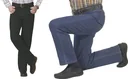 5-pocket stretch jeans, color black, size 30