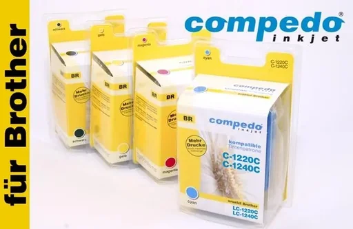 "Printer cartridge for Brother LC1240Y01 yellow image"