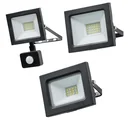 LED outdoor spotlight black, 20W 1500 lumens