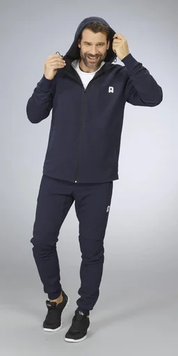 "Hooded jacket, navy, size 3XL image"