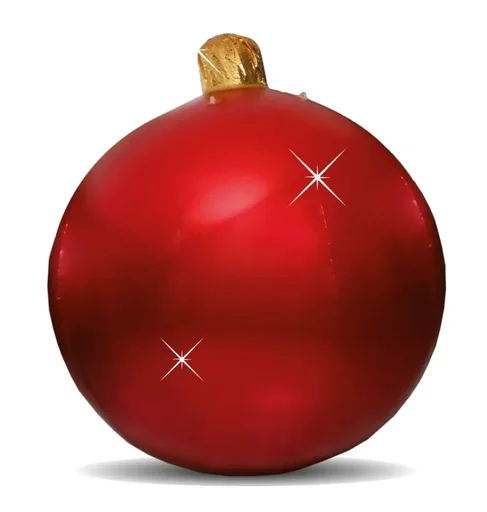 "Inflatable Christmas ball 200 cm with 5 stainless steel eyelets image"