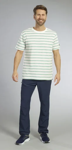 "T-shirt, green-striped, size M image"