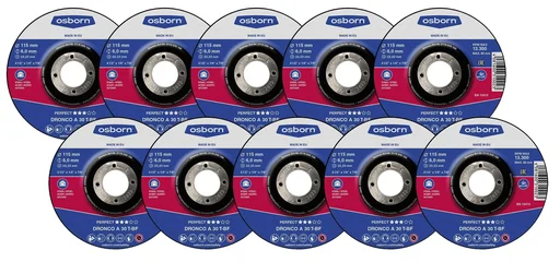 "Grinding discs "perfect line" 115 x 6.0 x 22.23 mm, 10 pieces image"