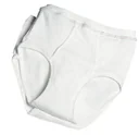 Sports briefs, fine rib, 2-pack, white, size 9