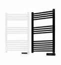 Sani-Towel 500 bathroom radiator, black