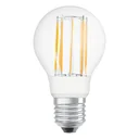 LED SUPERSTAR FILAMENT lamp with 9 watts, E27, warm white, clear, dimmable