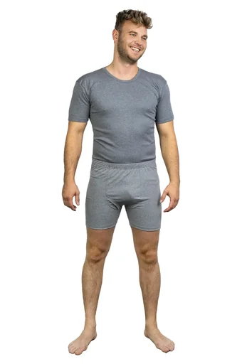 "Undershirt, dark grey/melange, size M image"