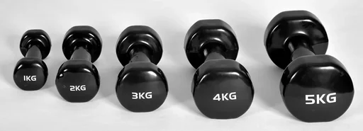 "Vinyl Dumbbells - Beauty Bells 2 x 5 kg (pair) image"