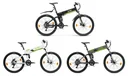 Unisex e-mountain bike, 27.5 inches, frame height 48 cm, 9-speed derailleur, black, foldable - FML830, 10.4 Ah