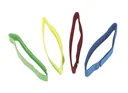 Cow marking bands, with Velcro fastener, green, pack of 10