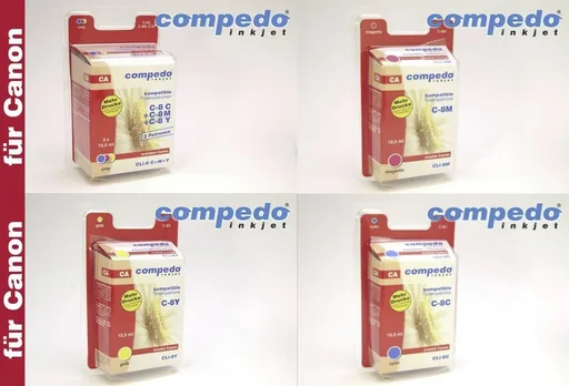 "Printer cartridge for CANON CLI-8 Chip Magenta image"