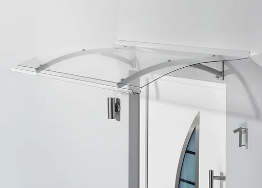 "Pent canopy type PT Secco, 2000 x 900 x 220 mm, stainless steel -16 kg image"