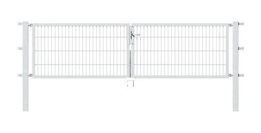 "Double gate set Flexo including posts 3 x 0.8 m hot-dip galvanized image"