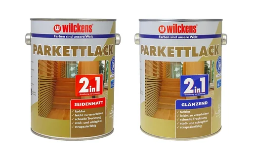 "Parquet varnish 2-in-1 glossy colorless, 2500 ml image"