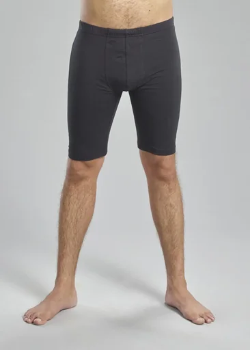 "Retro shorts knee-length, 2-pack, color black, size M image"