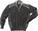 Ultra knitted sweater black-grey, size XXL
