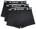 Retro shorts in a pack of 3, color black, size 2XL