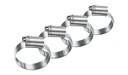 4-piece hose clamp set, galvanized 12-20 mm